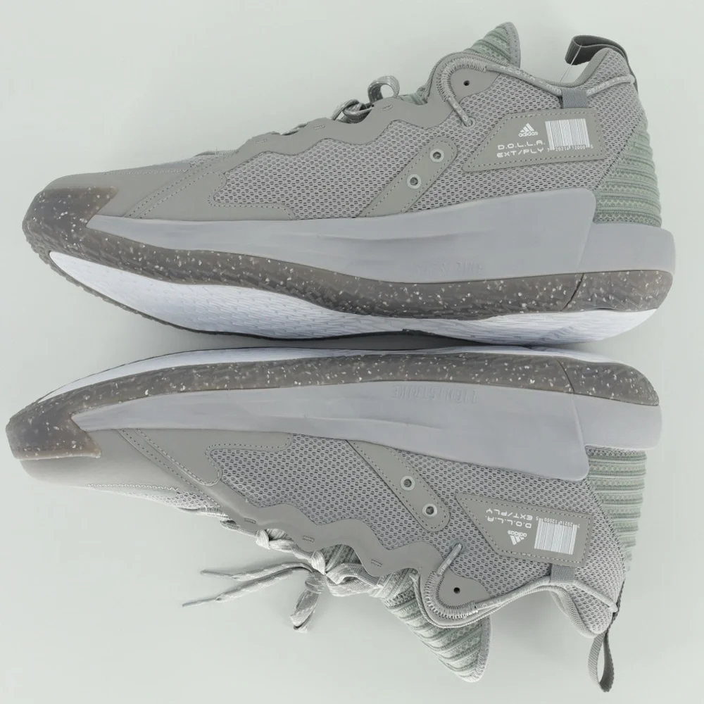 Adidas Dame 7 EXTPLY Opponent Advisory Grey Basketball Shoes GW7904 Mens Size 17